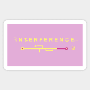 Interference Logo Sticker